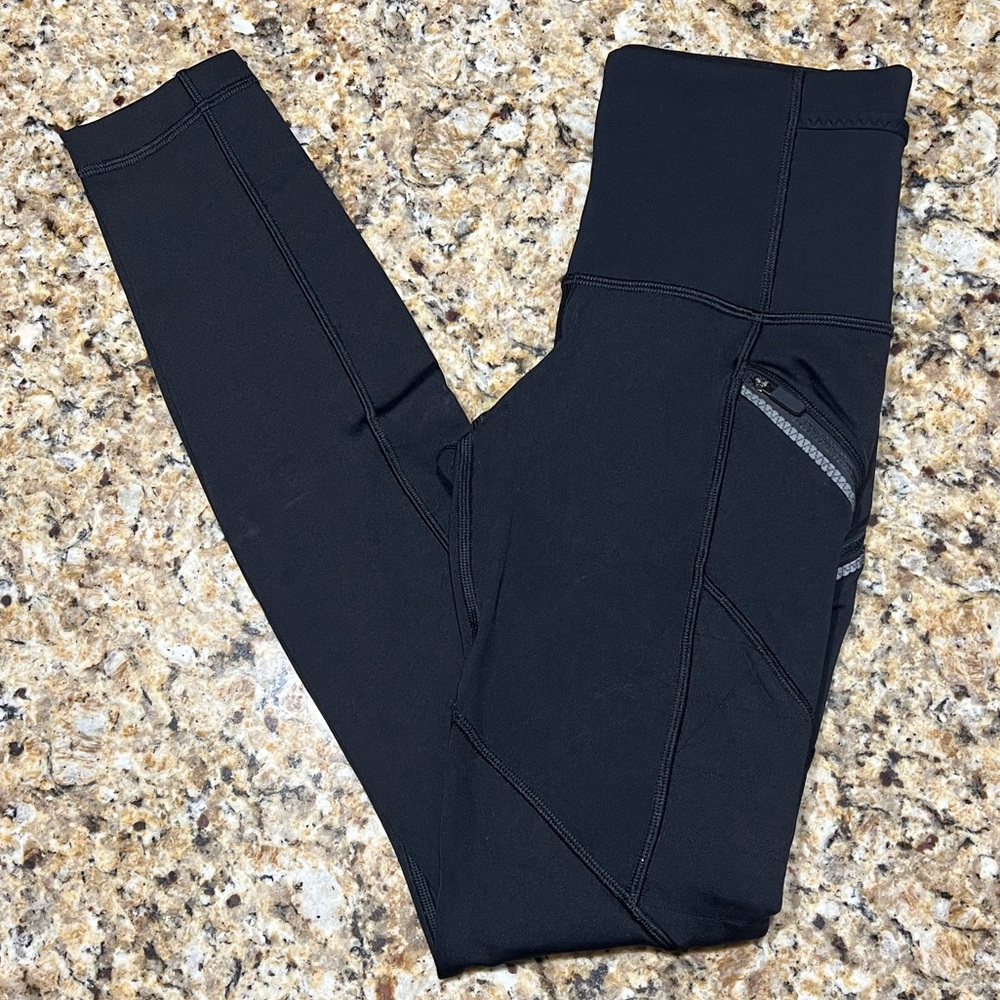 Lululemon Black Active Leggings with Pocket